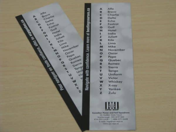 VHF Book Mark - Bilingual - (Bundle of 25)