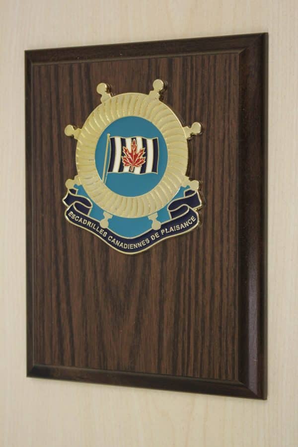 Plaque honorifique vierge - Français
