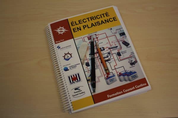 Électricité en plaisance - livre imprimé trousse
